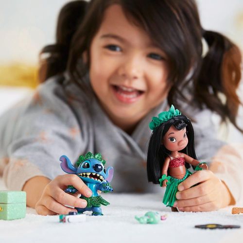 디즈니 [아마존베스트]Disney Animators Collection Lilo & Stitch Mini Doll Play Set - 5 Inch