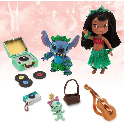 디즈니 [아마존베스트]Disney Animators Collection Lilo & Stitch Mini Doll Play Set - 5 Inch