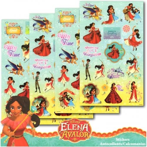 디즈니 [아마존베스트]Disney Elena of Avalor Stickers 4 Sheets