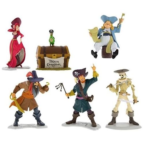 디즈니 [아마존베스트]Disney Parks Pirates of the Caribbean 6 Piece Figure Playset Set