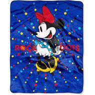 [아마존베스트]Disney Minnie Mouse Rock the Dots 40 x 50 Silky Soft Throw
