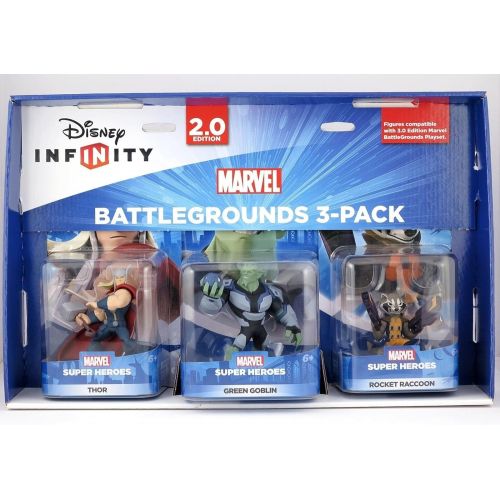 디즈니 [아마존베스트]Disney Infinity 2.0 Marvel BattleGrounds 3-pack - Thor, Green Goblin, Rocket Raccoon