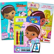 [아마존베스트]Disney Junior Doc McStuffins Coloring Book Super Set -- 3 Books with Stickers and Crayons (Doc McStuffins Party Supplies)