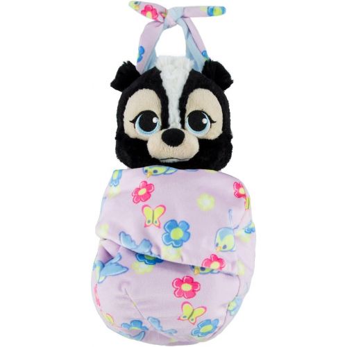 디즈니 [아마존베스트]Disney Parks Baby Flower the Skunk from Bambi in a Blanket Pouch Plush Doll
