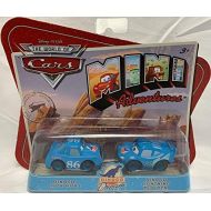 [아마존베스트]Disney / Pixar CARS Movie Toy Mini Adventures 2-Pack Dinoco Chick Hicks & Dinoco Lightning McQueen