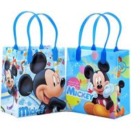 [아마존베스트]Disney Mickey Mouse Reusable Party Favor Goodie Small Gift Bags 12 (12 Bags)