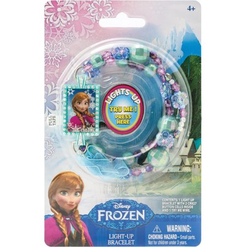 디즈니 [아마존베스트]Disney Frozen Anna Light Up Bead Bracelet