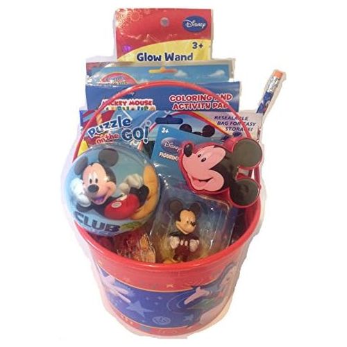 디즈니 [아마존베스트]Disney Mickey Mouse Clubhouse 12+ Piece Bundle Filled Bucket of Fun Gift Set