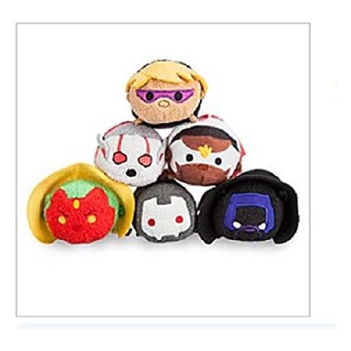 디즈니 [아마존베스트]Disney - Marvels Avengers Mini Tsum Tsum Plush Collection - Series 2 - Set of 6 - New with Tags