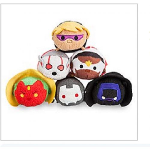 디즈니 [아마존베스트]Disney - Marvels Avengers Mini Tsum Tsum Plush Collection - Series 2 - Set of 6 - New with Tags