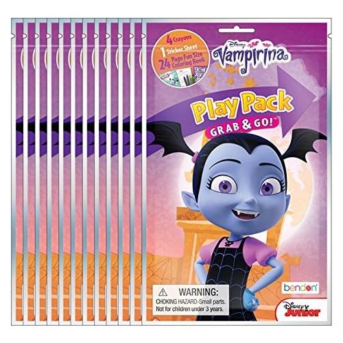 디즈니 [아마존베스트]Disney Junior Vampirina Grab & Go Play Packs (Pack of 12)