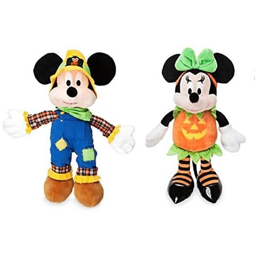 디즈니 [아마존베스트]Disney - Mickey & Minnie Mouse Halloween Plush set of 2 - New