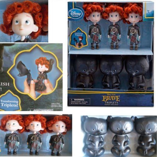 디즈니 [아마존베스트]Disney / Pixar BRAVE Movie Exclusive Doll Set Triplets Bears