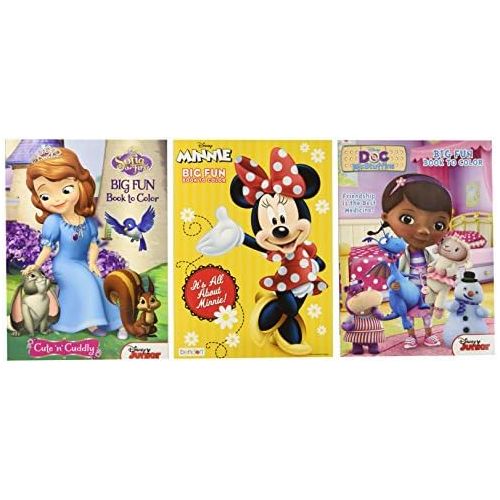 디즈니 [아마존베스트]Disney Coloring and Activity Book Assortment - 3 Full-sized Coloring Books - 96 Pgs each