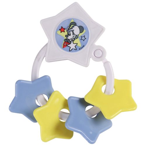 디즈니 [아마존베스트]Disney Mickey Mouse Star Shape Keyring Teether