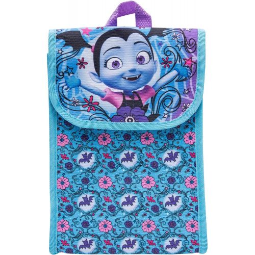 디즈니 [아마존베스트]Disney Vampirina Backpack Combo Set - Disney Vampirina Girls 6 Piece Backpack Set - Backpack & Lunch Kit Combo (Light Pink)