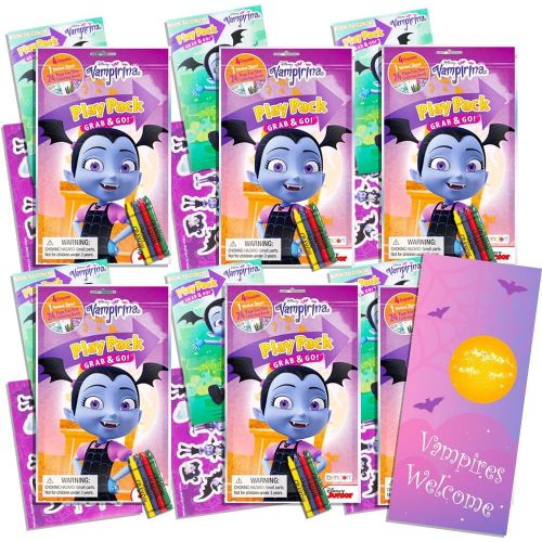 디즈니 [아마존베스트]Disney Vampirina Ultimate Party Favors Packs -- 6 Sets with Stickers, Coloring Books and Crayons (Vampirina Party Supplies)