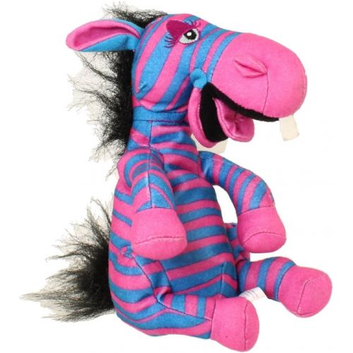 디즈니 [아마존베스트]Retired Disney Its a Small World 9 Multi Colored Zebra Plush Bean Bag Doll Mint with Tags