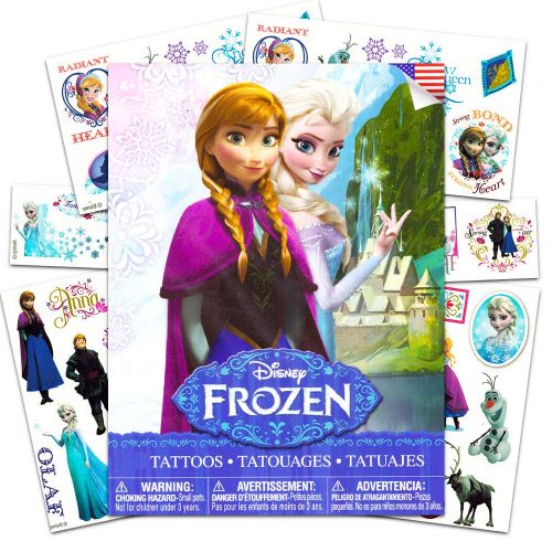 디즈니 [아마존베스트]Disney Frozen Elsa, Anna and Olaf 50 Count Tattoos