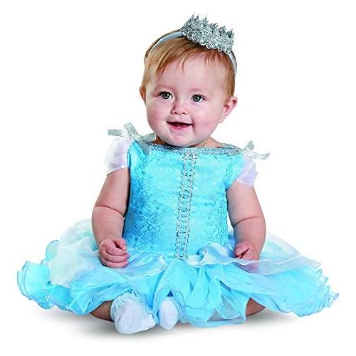 디즈니 [아마존베스트]Disney Disguise Baby Girls Cinderella Prestige Infant Costume, Blue, 12-18 Months