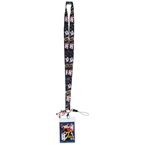 디즈니 [아마존베스트]Disney Alice in Wonderland Red Queen Lanyard with Soft Dangle & Card Holder