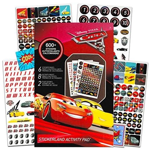 디즈니 [아마존베스트]Disney Cars 3 Stickers - Over 295 Disney Cars Stickers Bundled with Specialty Separately Licensed GWW Reward Stickers