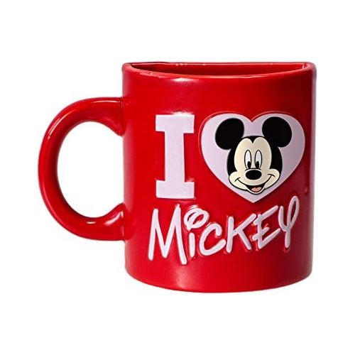 디즈니 [아마존베스트]Disney 85028 Mickey Half Mug Magnet- Red Novelty