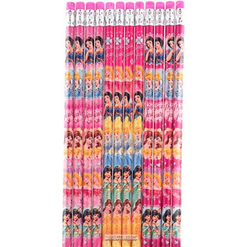 디즈니 [아마존베스트]Disney Princess Authentic Licensed 12 Wood Pencils Pack