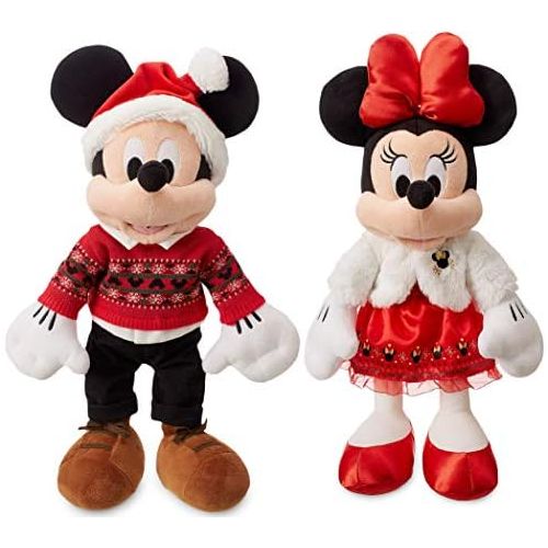 디즈니 [아마존베스트]Disney Mickey and Minnie 17 2018 Official Holiday Plush