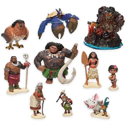 디즈니 [아마존베스트]Disney Moana 10 Piece Figure Play Set