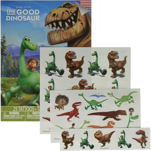 디즈니 [아마존베스트]Disney The Good Dinosaur 25 Pack Temporary Tattoos