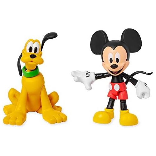 디즈니 [아마존베스트]Disney Mickey Mouse and Pluto Action Figure Set Toybox