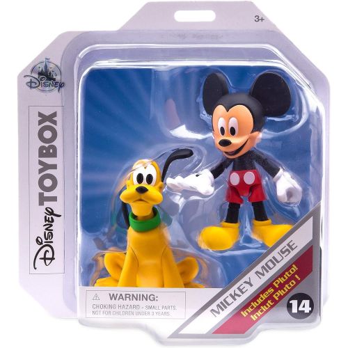 디즈니 [아마존베스트]Disney Mickey Mouse and Pluto Action Figure Set Toybox