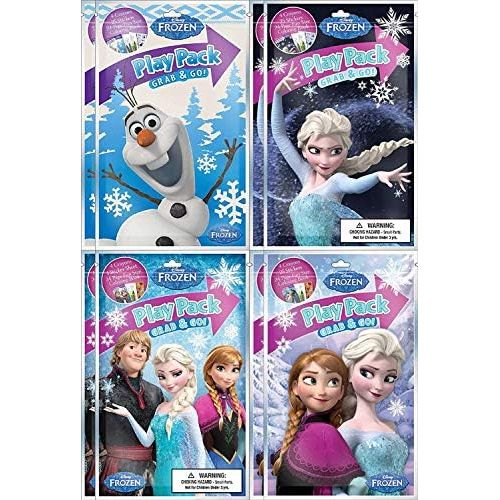 디즈니 [아마존베스트]Disney Frozen BashBox Play Pack Grab and Go Childrens Coloring and Activity Party Favor Bundle (8 Packs)