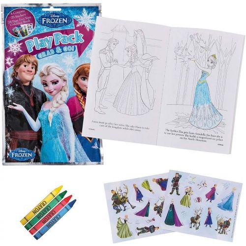 디즈니 [아마존베스트]Disney Frozen BashBox Play Pack Grab and Go Childrens Coloring and Activity Party Favor Bundle (8 Packs)