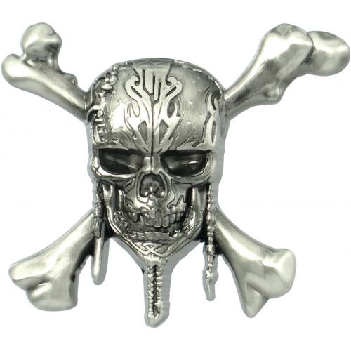 디즈니 [아마존베스트]Disney Pirates of The Caribbean Skull Logo Pin Novelty