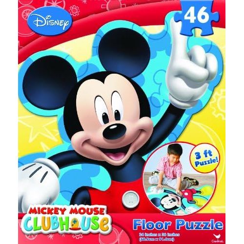 디즈니 [아마존베스트]Mickey Club House Floor Puzzle, 46-Piece