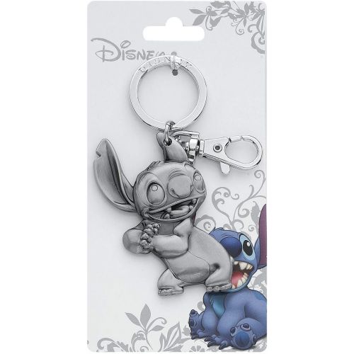 디즈니 [아마존베스트]Disney Stitch Pewter Key Ring