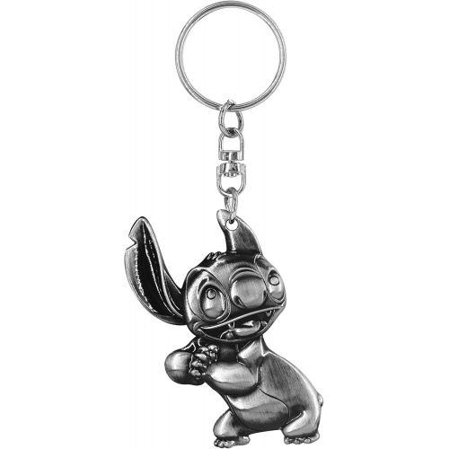 디즈니 [아마존베스트]Disney Stitch Pewter Key Ring