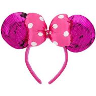 [아마존베스트]Disney Minnie Mouse Ears Headband for Girls - Pink Sequin