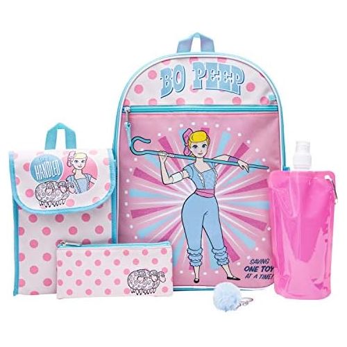 디즈니 [아마존베스트]Amazon.com | Toy Story Backpack Combo Set - Disney Pixar Toy Story Girls 6 Piece Backpack Set - Bo Peep & Buzz Lightyear Backpack & Lunch Kit (Light Pink) | Kids Backpacks