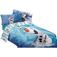 [아마존베스트]Disney Frozen Olaf Build a Snowman 72 x 86 Microfiber Comforter, Twin/Full