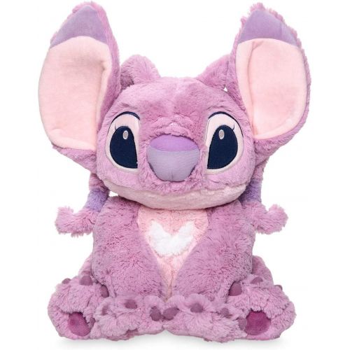 디즈니 [아마존베스트]Official Disney Lilo and Stitch Medium Pink Angel Soft Plush Toy 37 Centimeter
