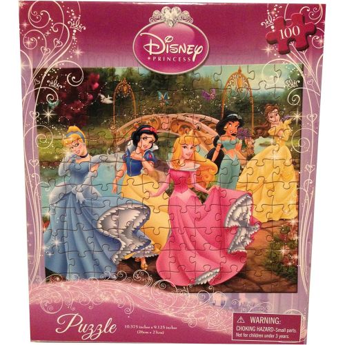 디즈니 [아마존베스트]Disney Princess(5) Puzzle - 100 Pieces - 10 X 9  - Belle, Cinderella, Snow White, Aurora, Jasmine