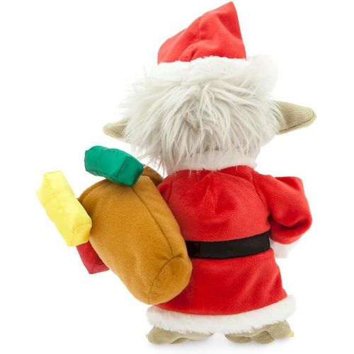 디즈니 [아마존베스트]Disney Santa Yoda Holiday Plush - Small - 9