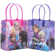 [아마존베스트]Disney Frozen Elegant and Premium Quality Party Favor Reusable Goodie Small Gift Bags 12 (12 Bags)