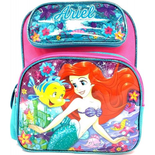 디즈니 [아마존베스트]Amazon.com | Disney The Little Mermaid Ariel 12 inch Pink Small School Backpack | Kids Backpacks