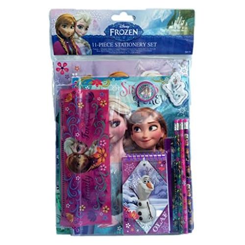 디즈니 [아마존베스트]Disney Frozen Elsa & Anna 11 Piece School Supply Stationary Set