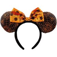 [아마존베스트]Disney Minnie Mouse Ears Headband Halloween Orange Black Theme Parks