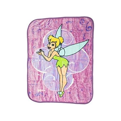 디즈니 [아마존베스트]Disney Tinker Bell Blanket - Tinkerbell Throw Blanket ( Think Of Pink )